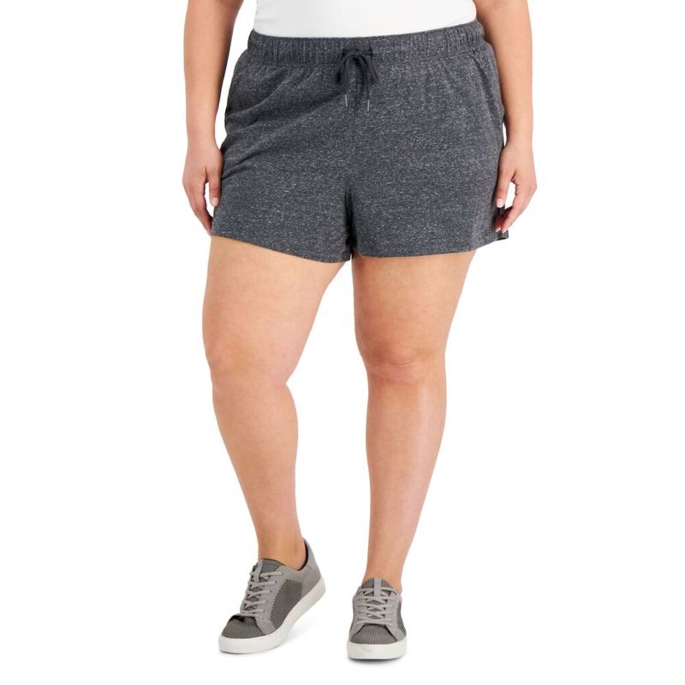 ID Ideology Plus Size Retro Recycled Drawstring Shorts